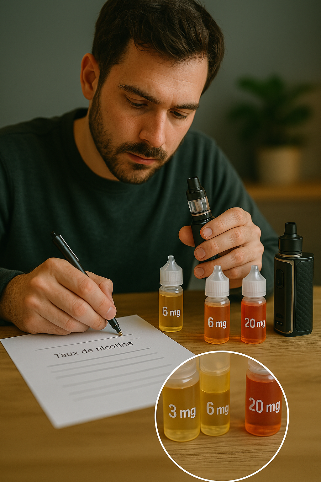 quel taux de nicotine choisir pour sa vape