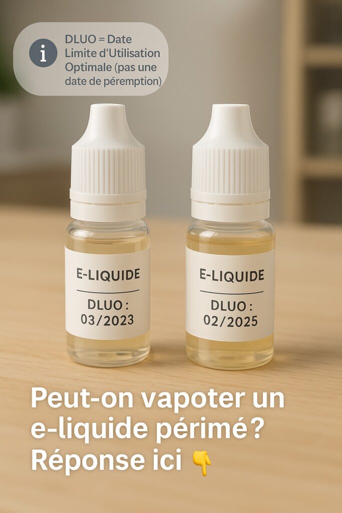 dluo e liquide faut il s’inquiéter d’un e liquide périmé