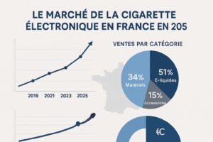 taille du marché de la cigarette électronique en france