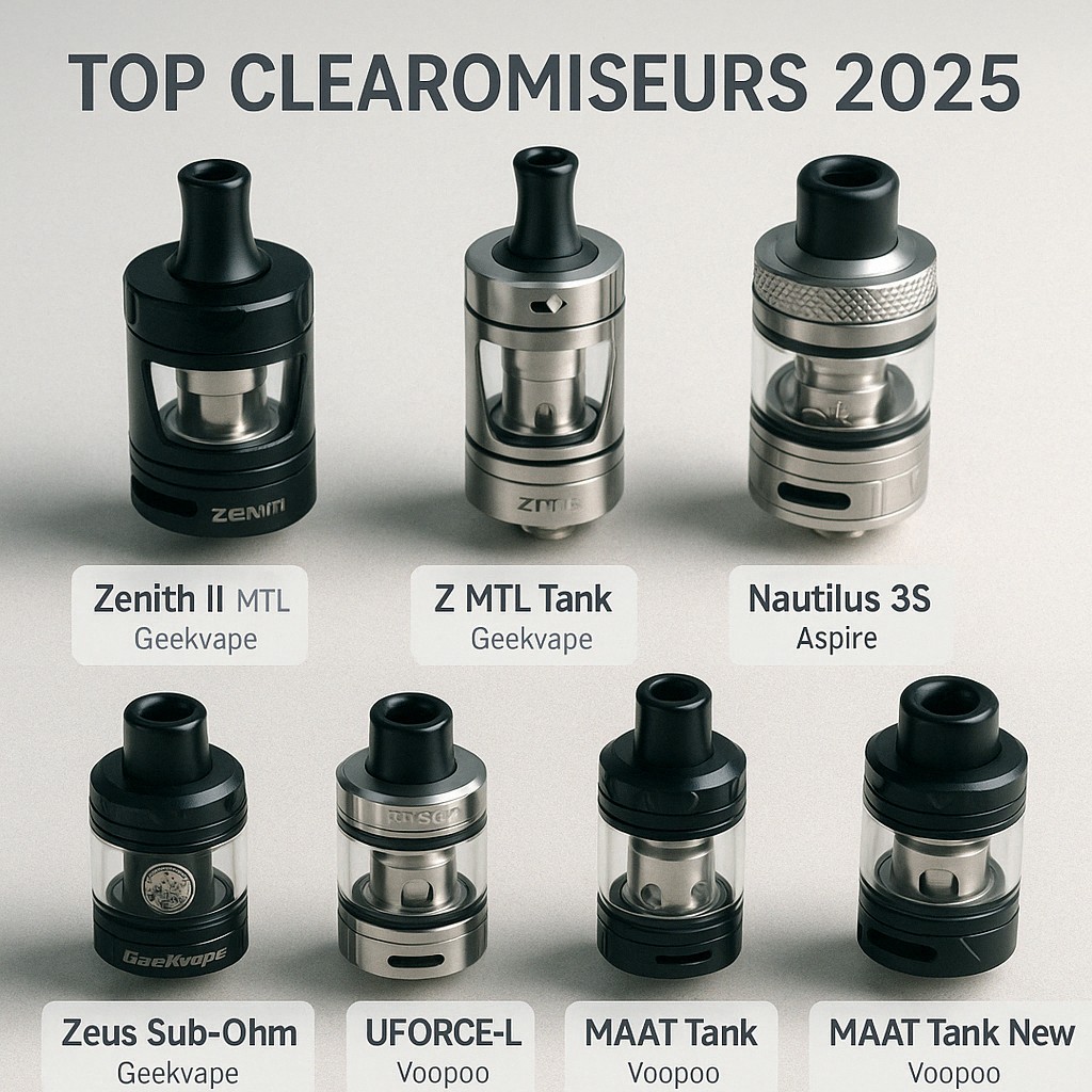 meilleur clearomiseur en 2025