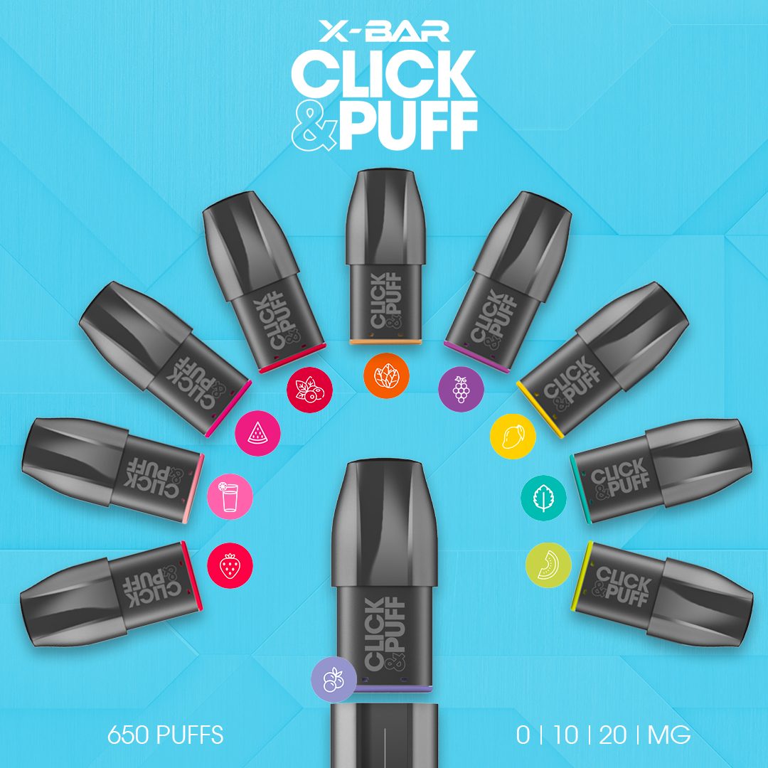 pod rechargeable pas cher x-bar puff jetable