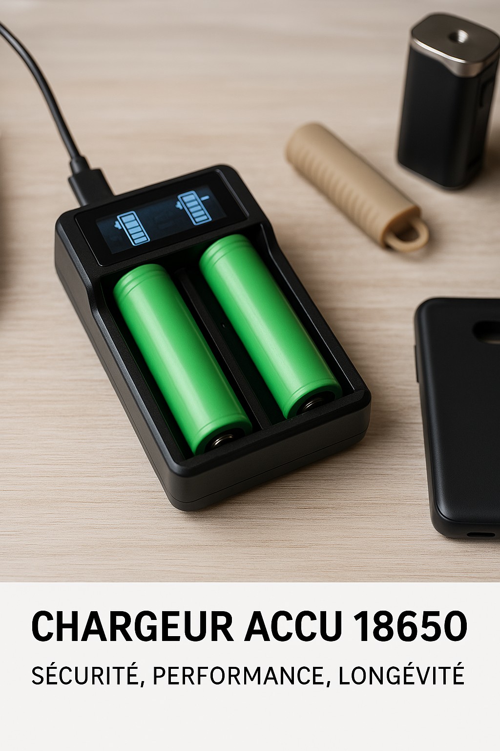chargeur externe pour accu l’Équipement indispensable pour vaper en toute sécurité